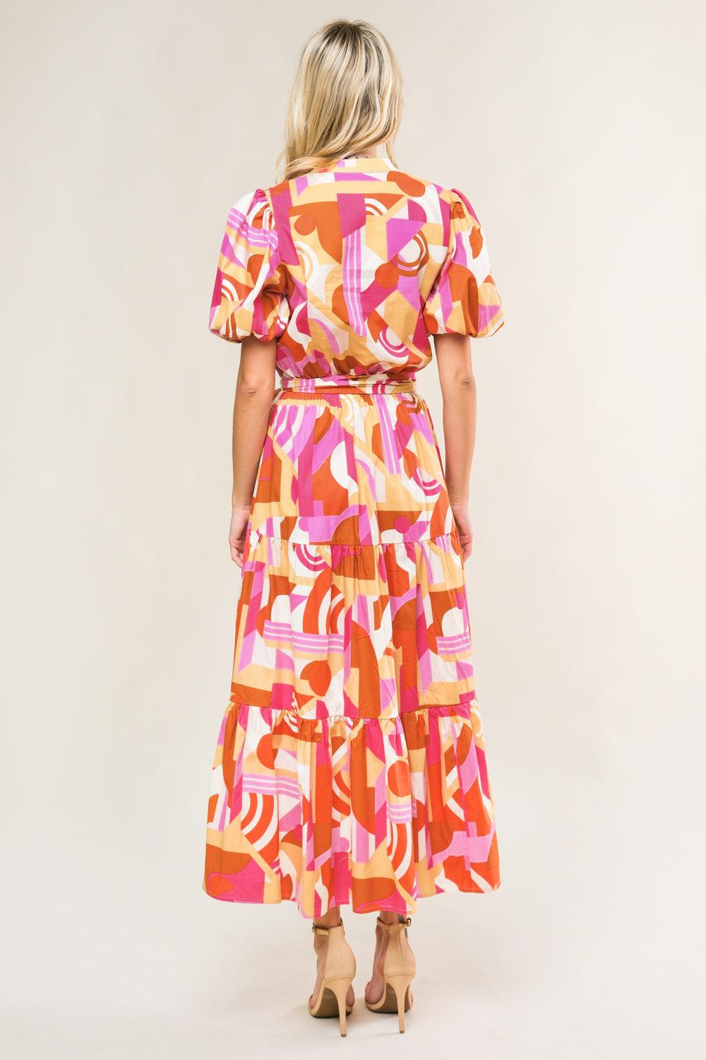 HARBOR POINT WOVEN MIDI DRESS - Glamourous Grace