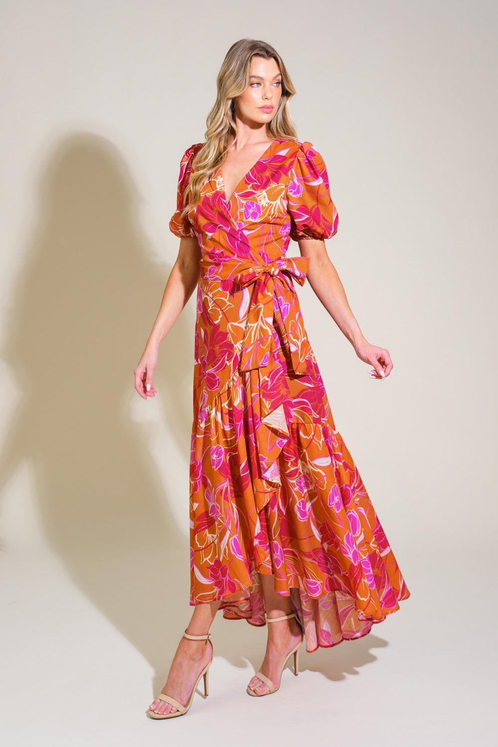 LOVE IN BLOOM WOVEN MAXI DRESS - Glamourous Grace