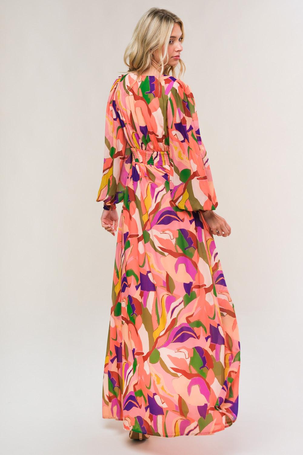 OVER AND OVER WOVEN MAXI DRESS - Glamourous Grace