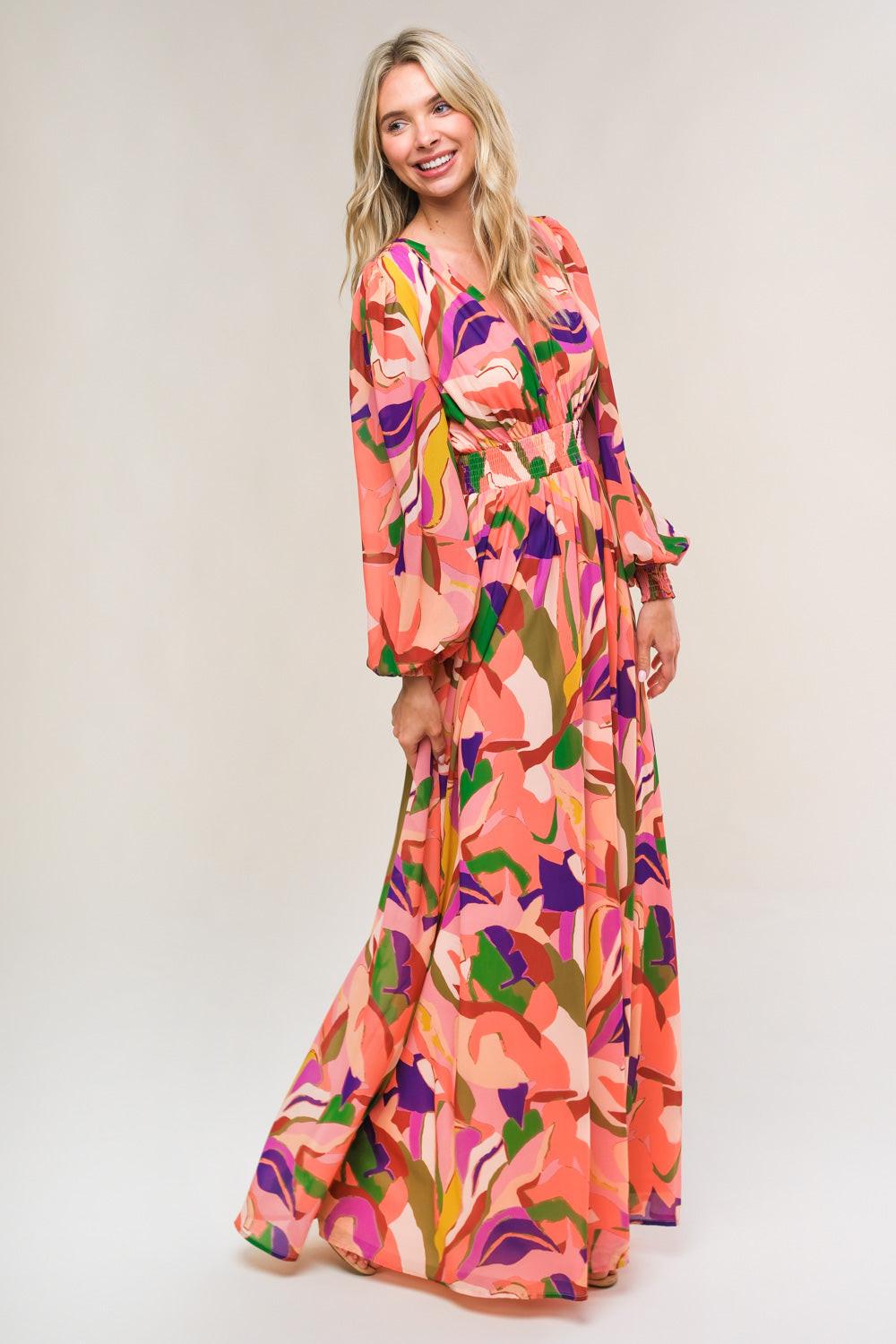 OVER AND OVER WOVEN MAXI DRESS - Glamourous Grace