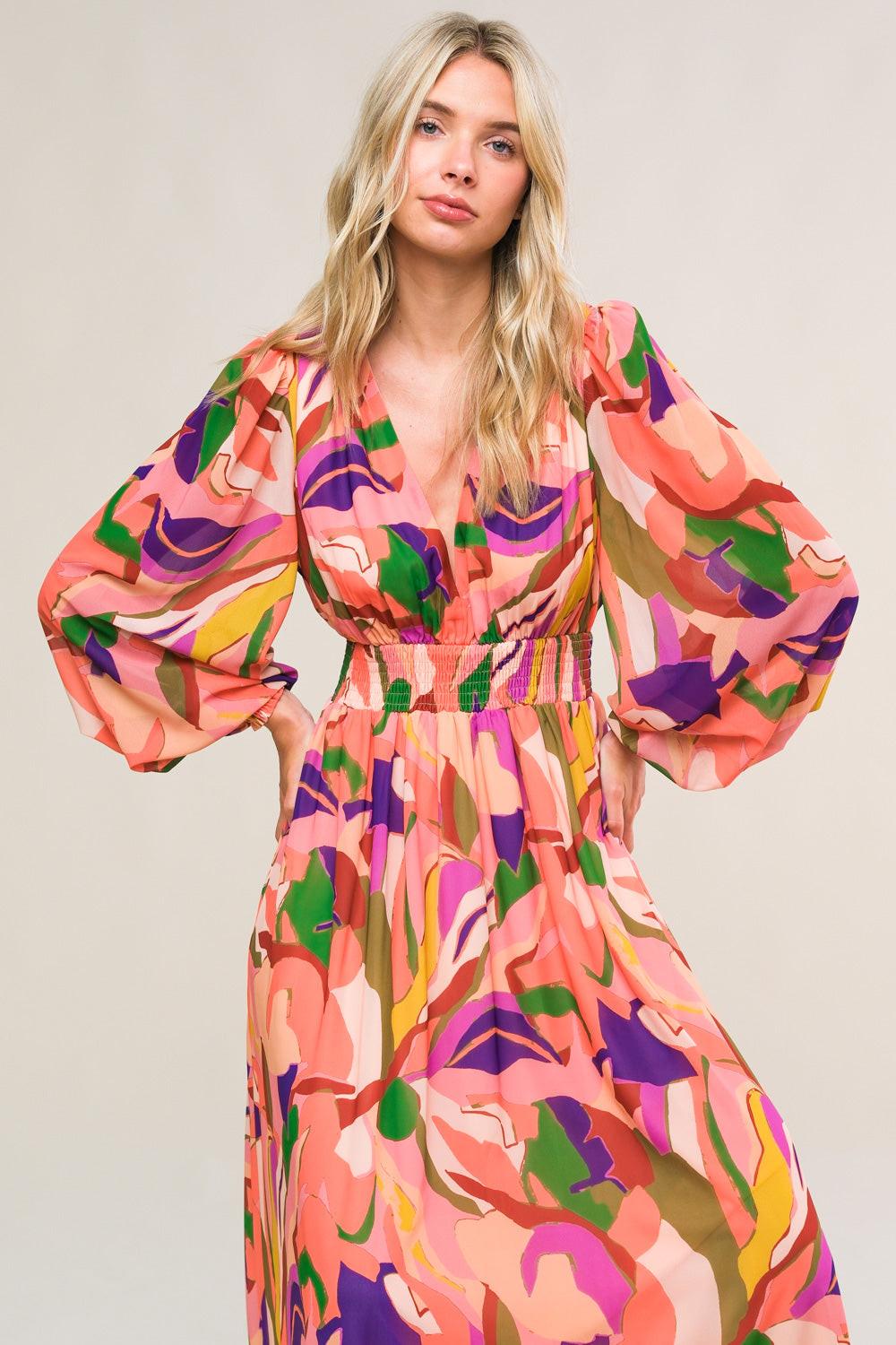 OVER AND OVER WOVEN MAXI DRESS - Glamourous Grace