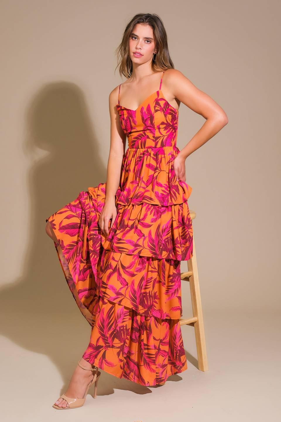 VERY IMPRESSIVE WOVEN MAXI DRESS - Glamourous Grace