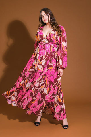 LUSH HAVEN WOVEN MAXI DRESS - Glamourous Grace