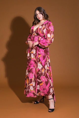 LUSH HAVEN WOVEN MAXI DRESS - Glamourous Grace