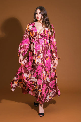 LUSH HAVEN WOVEN MAXI DRESS - Glamourous Grace