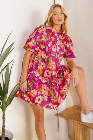 CONCEPTUALLY CHIC WOVEN MINI DRESS - Glamourous Grace
