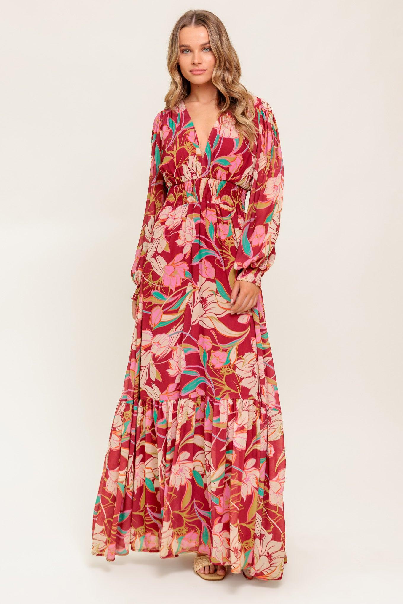AMAZING PRESENCE WOVEN MAXI DRESS - Glamourous Grace