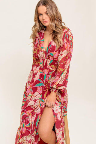 AMAZING PRESENCE WOVEN MAXI DRESS - Glamourous Grace