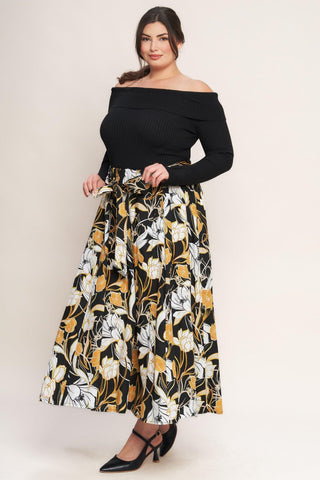 TWIST ON TIMELESS WOVEN MIDI DRESS - Glamourous Grace