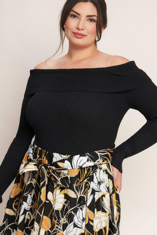 TWIST ON TIMELESS WOVEN MIDI DRESS - Glamourous Grace