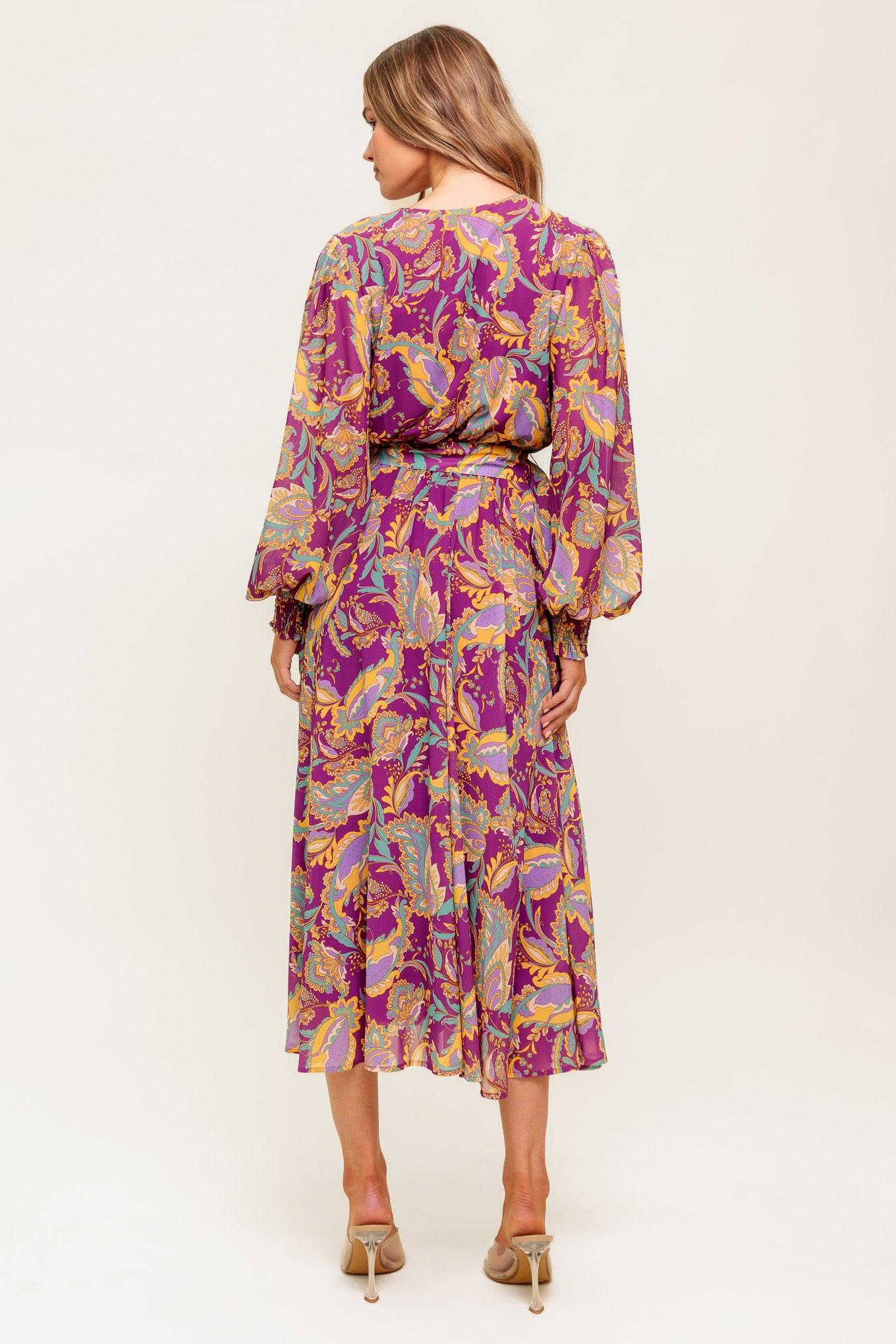 GOING WITH ELEGANCE WOVEN MIDI DRESS - Glamourous Grace