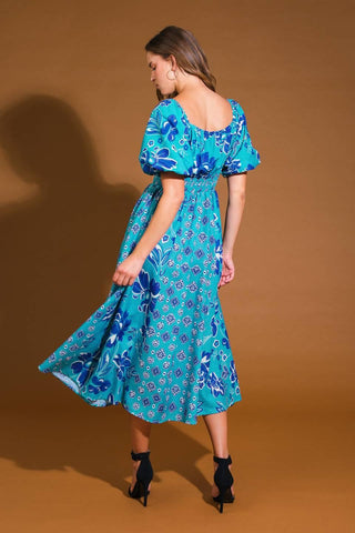 NEW CASTLE WOVEN MIDI DRESS - Glamourous Grace