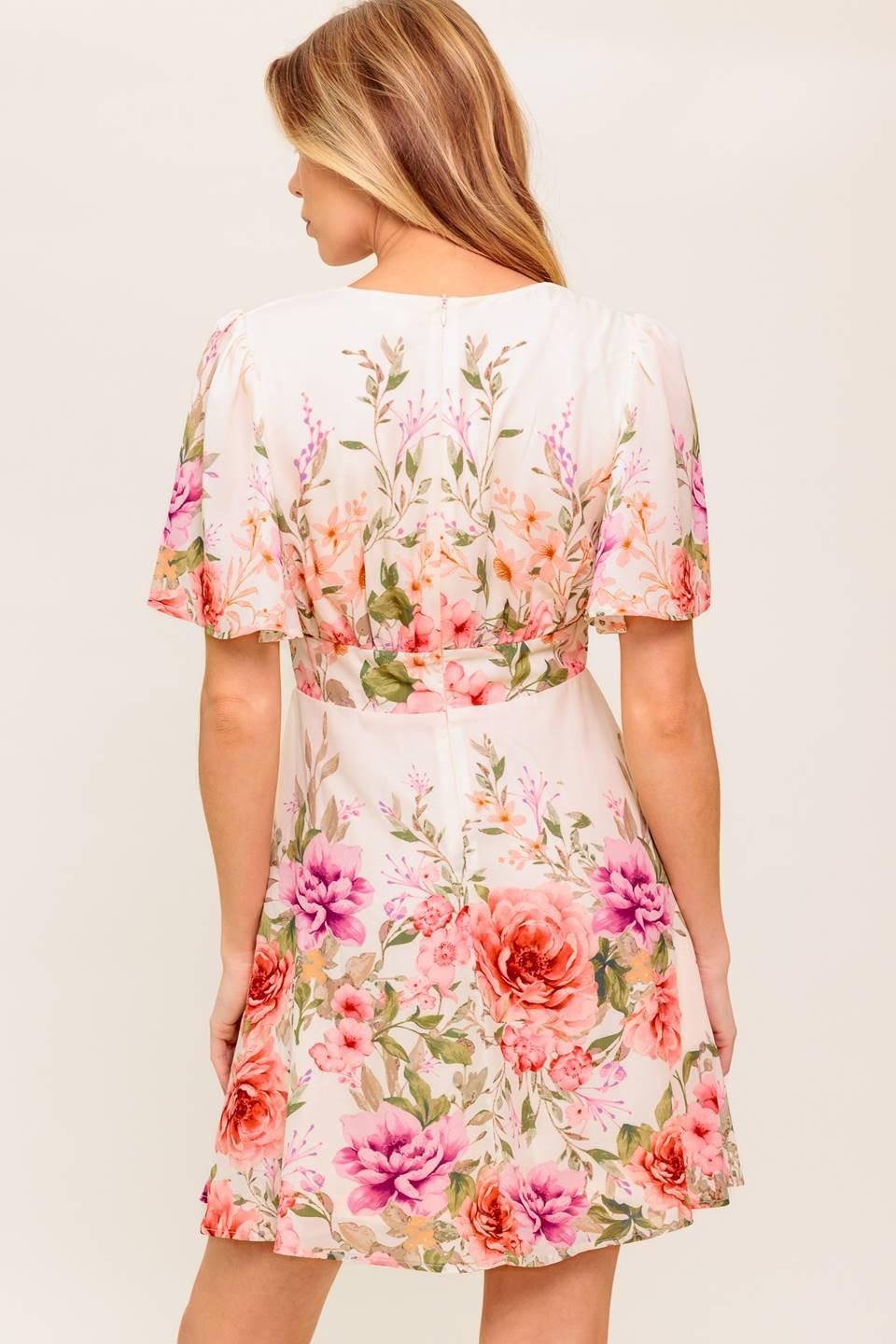 THE WORLD AWAITS LIGHT PINK WOVEN MINI DRESS - Glamourous Grace