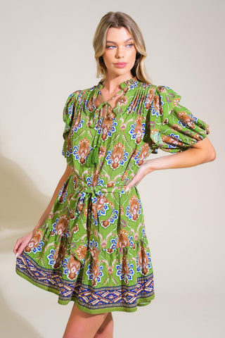 PURE SERENITY WOVEN MINI DRESS - Glamourous Grace