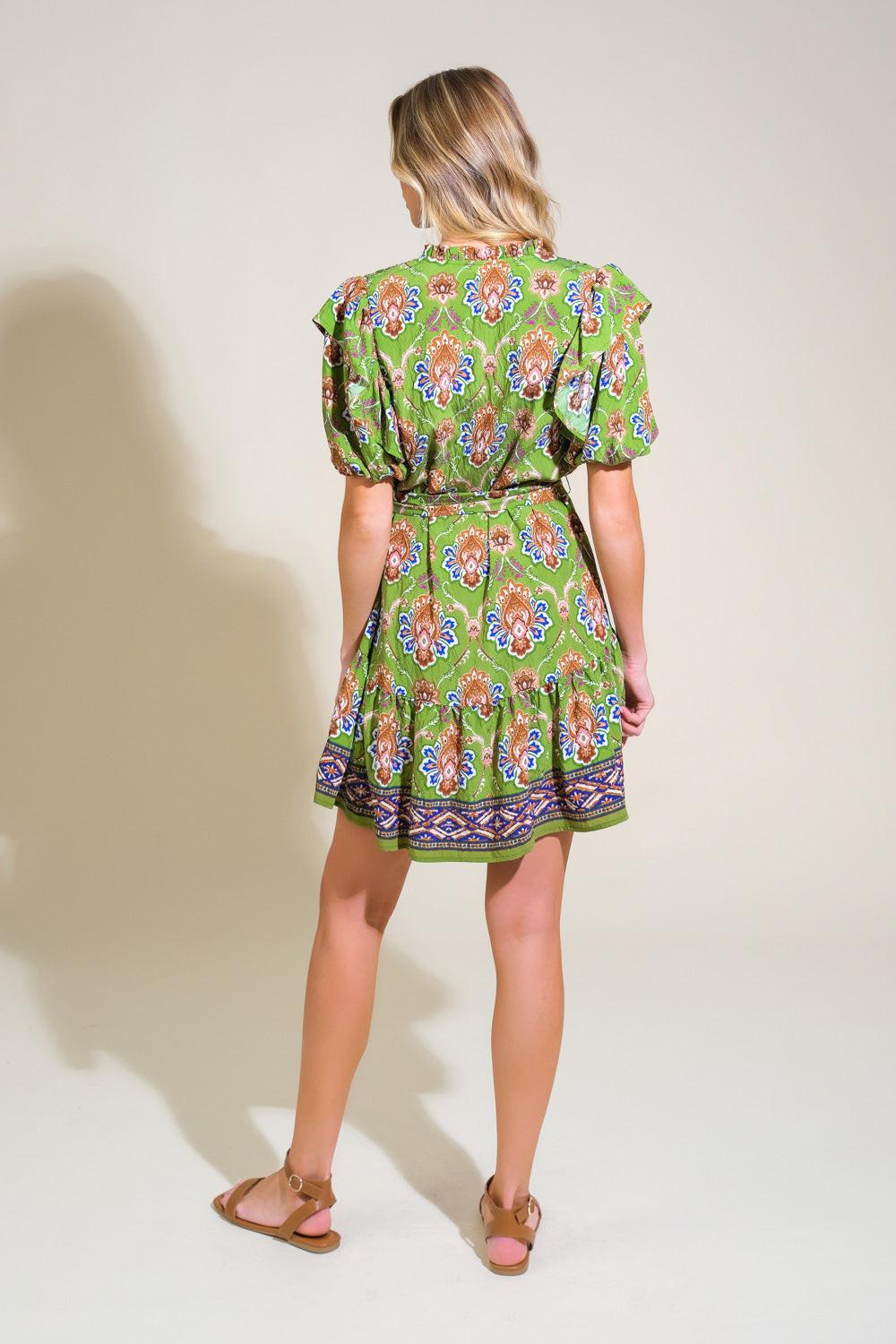 PURE SERENITY WOVEN MINI DRESS - Glamourous Grace