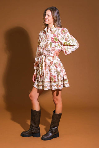 DESERT DAWN WOVEN MINI DRESS - Glamourous Grace
