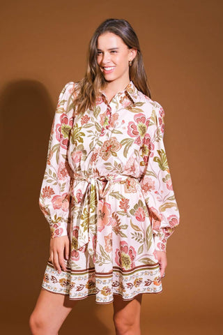 DESERT DAWN WOVEN MINI DRESS - Glamourous Grace
