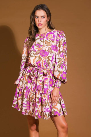 BLISSFUL STROLLS WOVEN MINI DRESS - Glamourous Grace