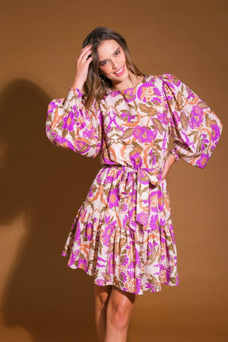 BLISSFUL STROLLS WOVEN MINI DRESS - Glamourous Grace