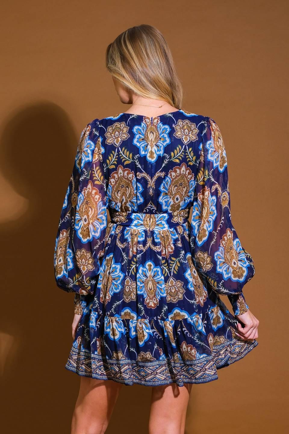 SO DELIGHTED WOVEN MINI DRESS - Glamourous Grace