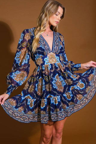 SO DELIGHTED WOVEN MINI DRESS - Glamourous Grace