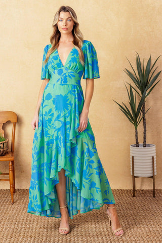 FOREVER DAYDREAMING WOVEN MIDI DRESS - Glamourous Grace
