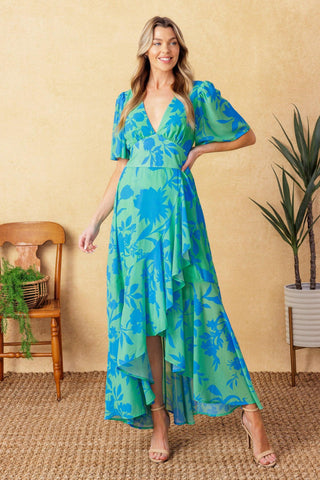 FOREVER DAYDREAMING WOVEN MIDI DRESS - Glamourous Grace