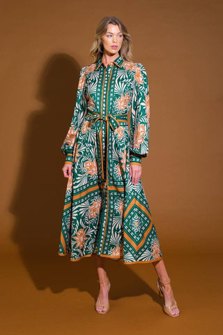 LOVE ESPRESSO WOVEN MIDI DRESS - Glamourous Grace LLC