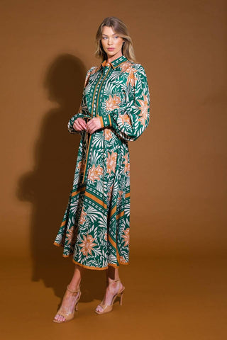 LOVE ESPRESSO WOVEN MIDI DRESS - Glamourous Grace LLC