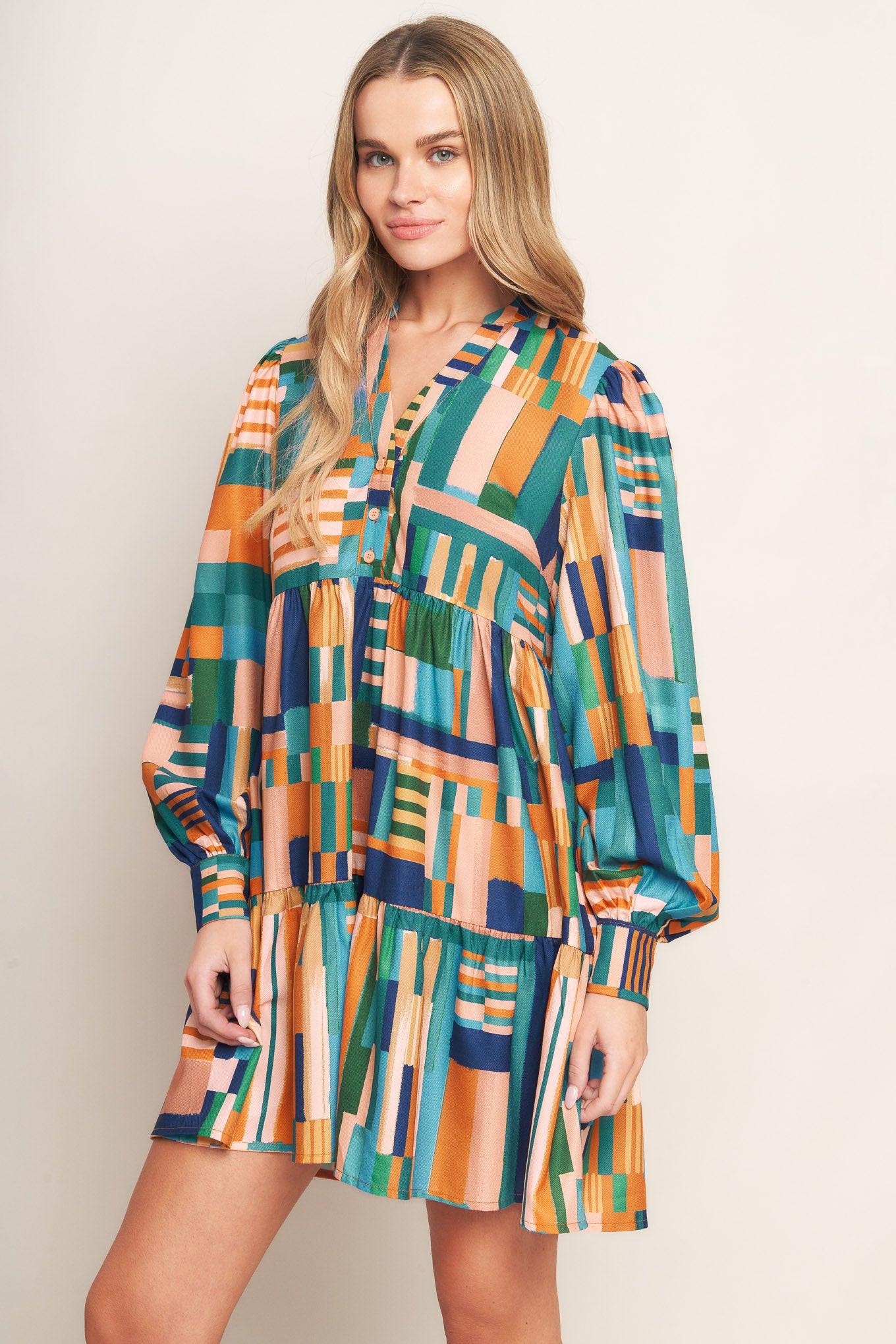 EFFORTLESS SELECTION WOVEN MINI DRESS - Glamourous Grace