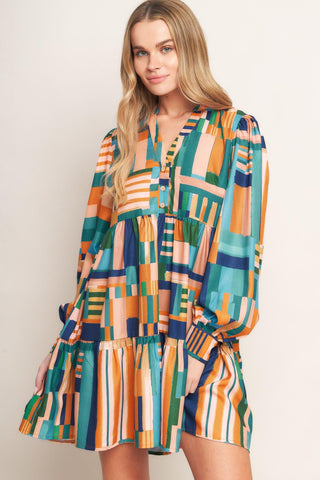 EFFORTLESS SELECTION WOVEN MINI DRESS - Glamourous Grace