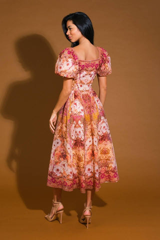 FOR GOOD WOVEN MIDI DRESS - Glamourous Grace