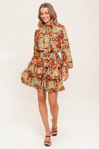 SECRET CRUSH WOVEN MINI DRESS - Glamourous Grace
