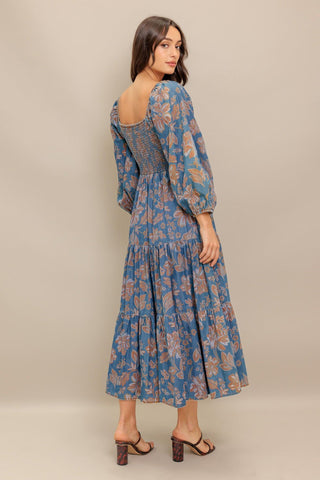 CIRCLE OF FRIENDS DENIM MIDI DRESS - Glamourous Grace