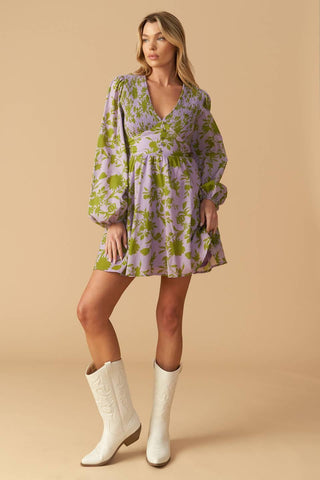 WINGS OF A DREAM WOVEN MINI DRESS - Glamourous Grace