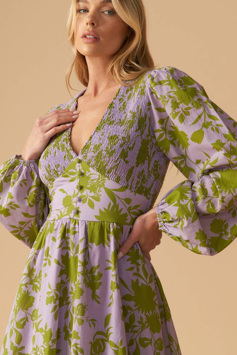 WINGS OF A DREAM WOVEN MINI DRESS - Glamourous Grace