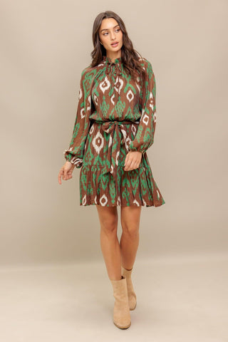 WILD TERRACOTTA WOVEN MINI DRESS - Glamourous Grace
