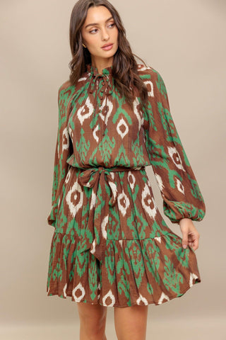 WILD TERRACOTTA WOVEN MINI DRESS - Glamourous Grace