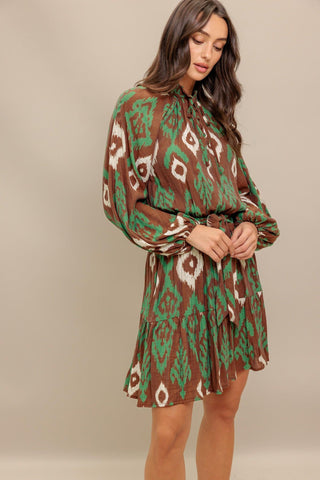 WILD TERRACOTTA WOVEN MINI DRESS - Glamourous Grace