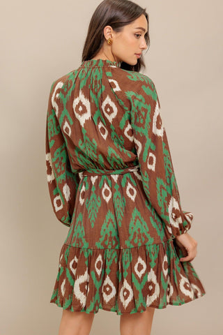 WILD TERRACOTTA WOVEN MINI DRESS - Glamourous Grace