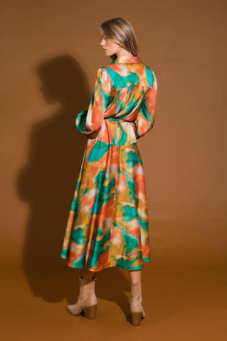 WANNA BE LOVED WOVEN MIDI DRESS - Glamourous Grace