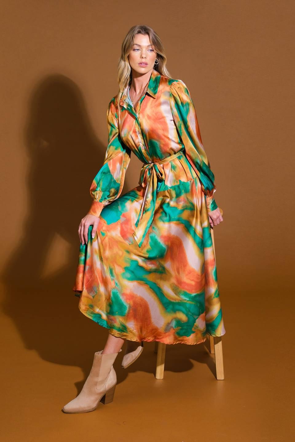 WANNA BE LOVED WOVEN MIDI DRESS - Glamourous Grace