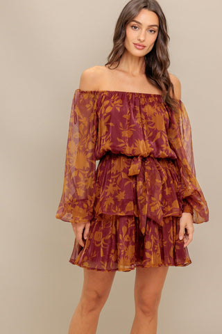 PETAL MIST WOVEN MINI DRESS - Glamourous Grace