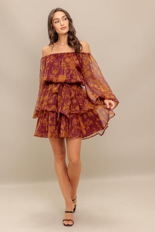 PETAL MIST WOVEN MINI DRESS - Glamourous Grace