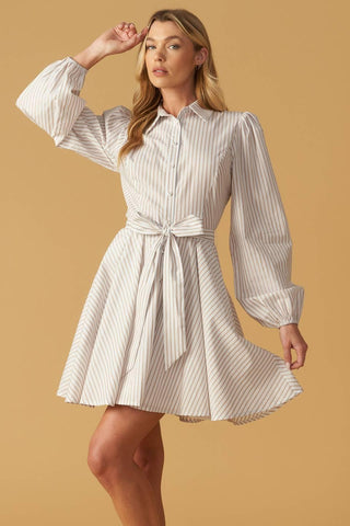 BEAUTY & STYLE WOVEN MINI DRESS - Glamourous Grace