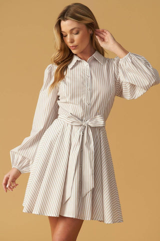 BEAUTY & STYLE WOVEN MINI DRESS - Glamourous Grace