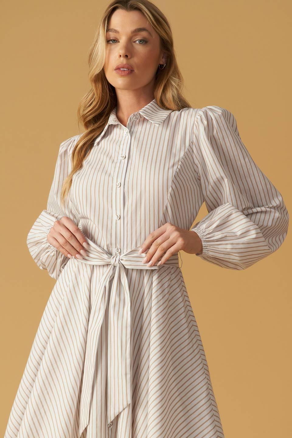 BEAUTY & STYLE WOVEN MINI DRESS - Glamourous Grace