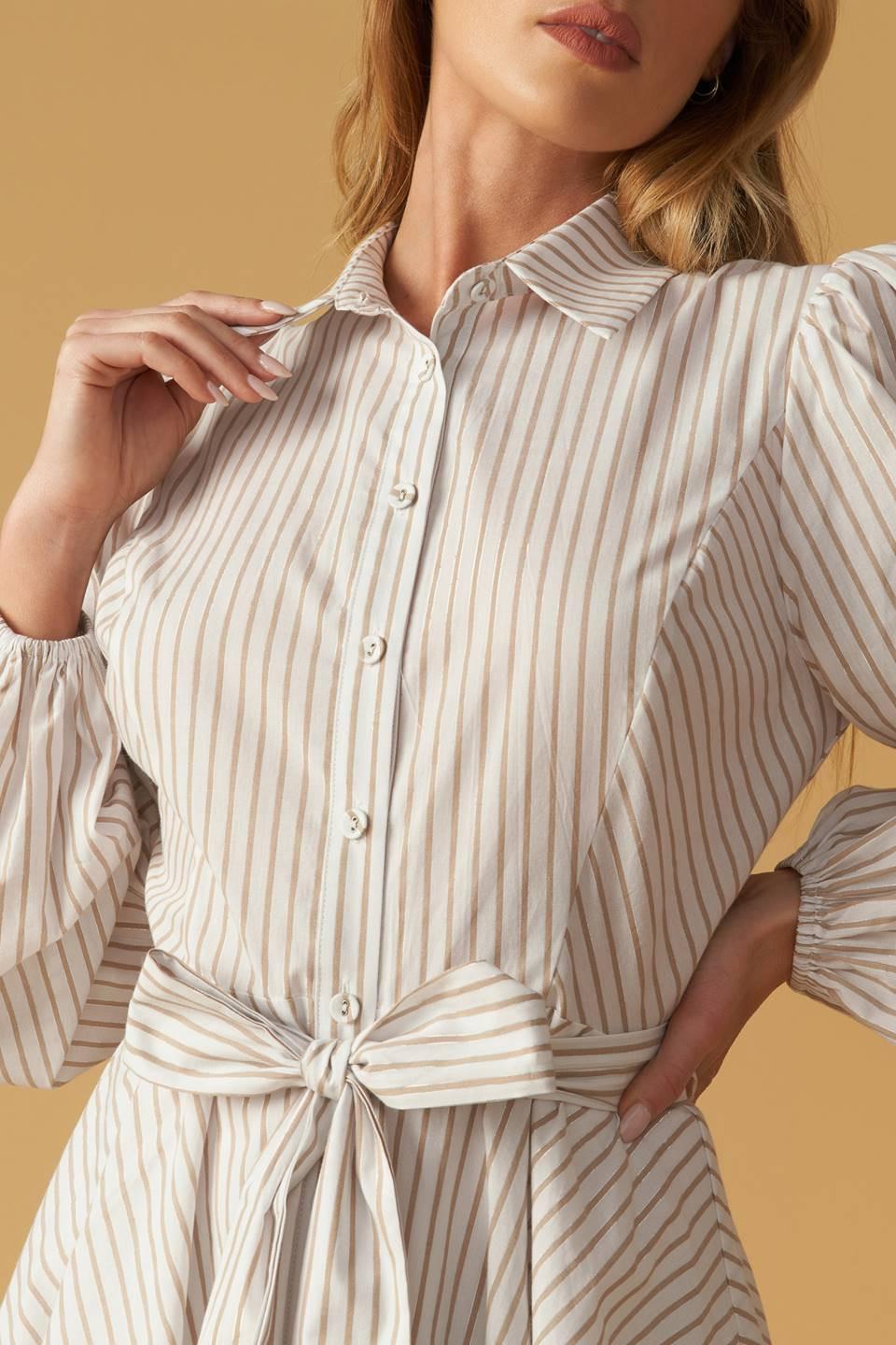 BEAUTY & STYLE WOVEN MINI DRESS - Glamourous Grace