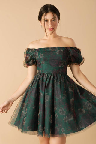 BE GOOD TO ME WOVEN ORGANZA DRESS - Glamourous Grace
