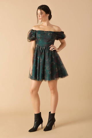 BE GOOD TO ME WOVEN ORGANZA DRESS - Glamourous Grace